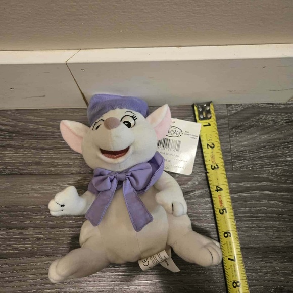 Disney Store Bean Bag The Rescuers Bianca Plush - Picture 3 of 3